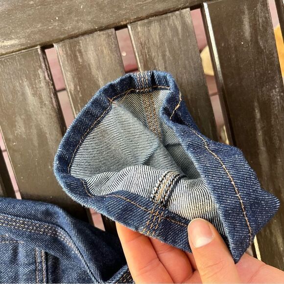 Key Raw Rigid Heavyweight Denim Double Front Logger Jeans (33 x 32) - Picture 5 of 7